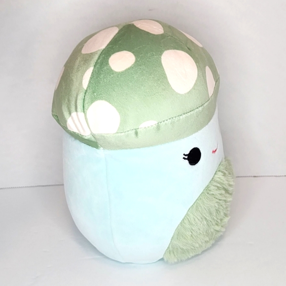 BO LYNN 🍄 FTM ☆ Blue Green Mushroom w Furry Belly Original Squishmallow ☆ NWT ☆ - Picture 4 of 7